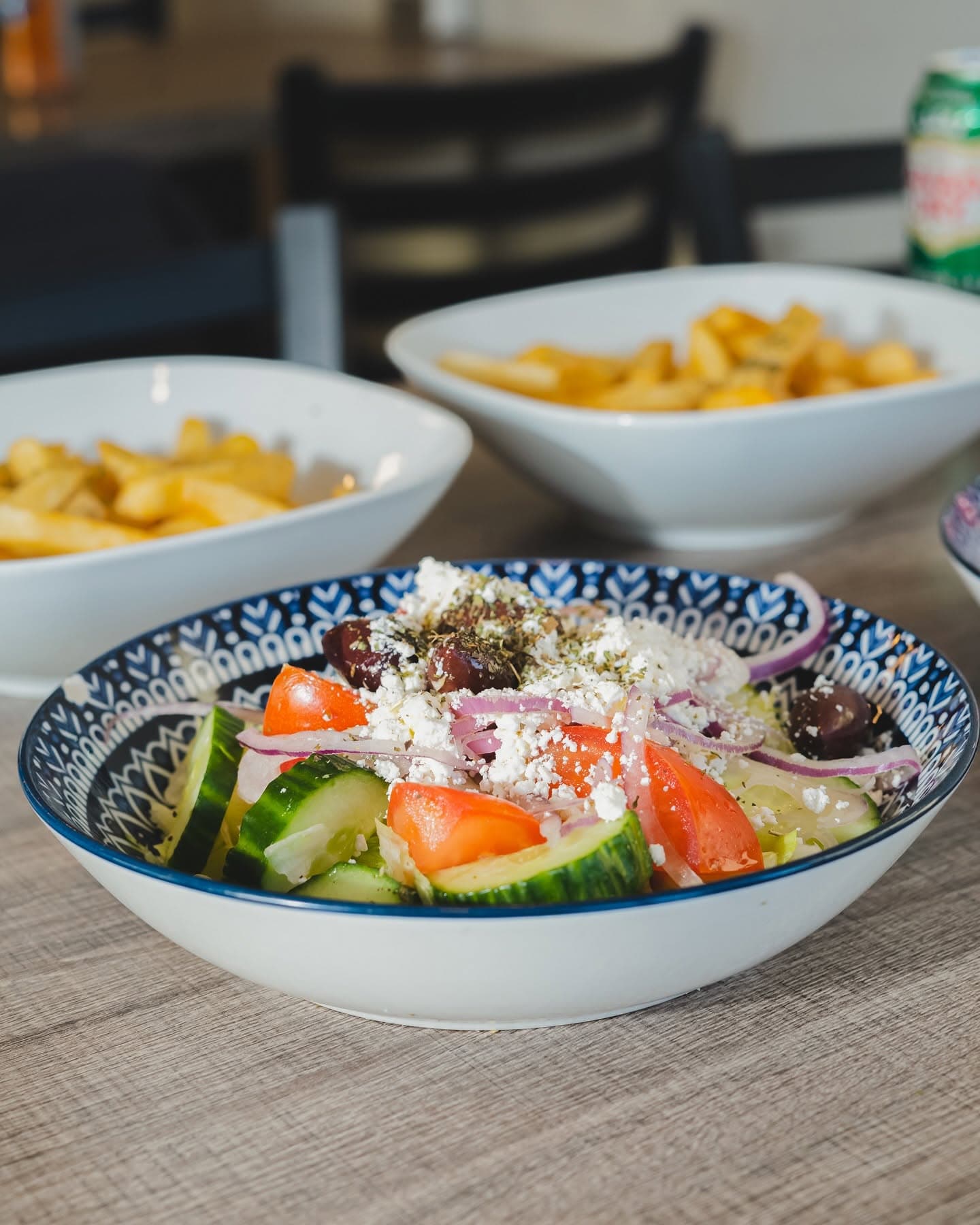 Greek-style grilled food